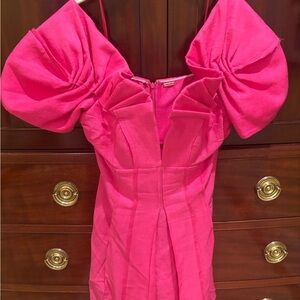 Cult Gaia Pink Mini Dress